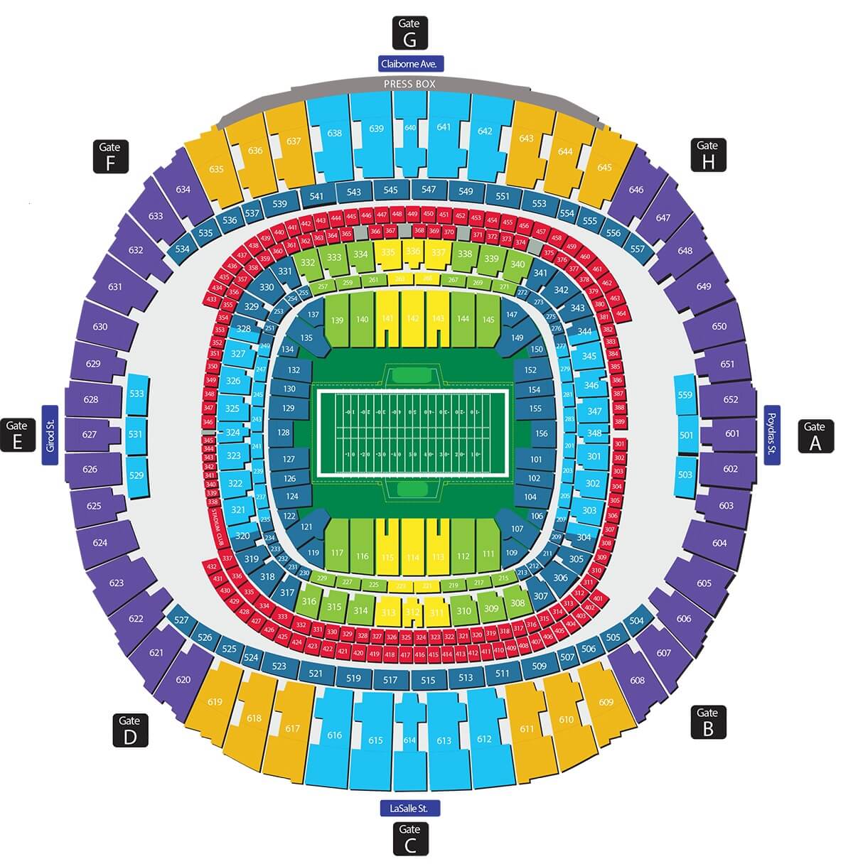 cfp 2020 seating chart UK Traveling Wildcats Official Kentucky